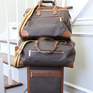 USED Michael Kors 3 Piece Luggage Set